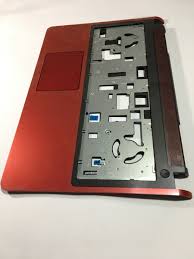 New Red - Dell OEM Inspiron 15 (7557 / 7559) Palmrest Touchpad Assembly - 2X8FF-FKA