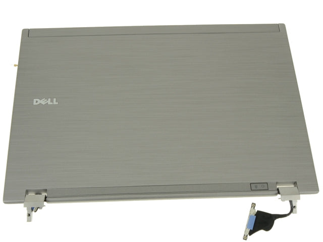 New Silver - Dell OEM Latitude E4310 13.3" LCD Back Cover Lid Assembly with Hinges - 3RMDR-FKA