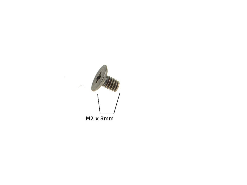 New Single - Replacement 2mm x 3mm Screw for Dell OEM Latitude E7240 / E7440 Hinge Covers - M2 x 3mm-FKA