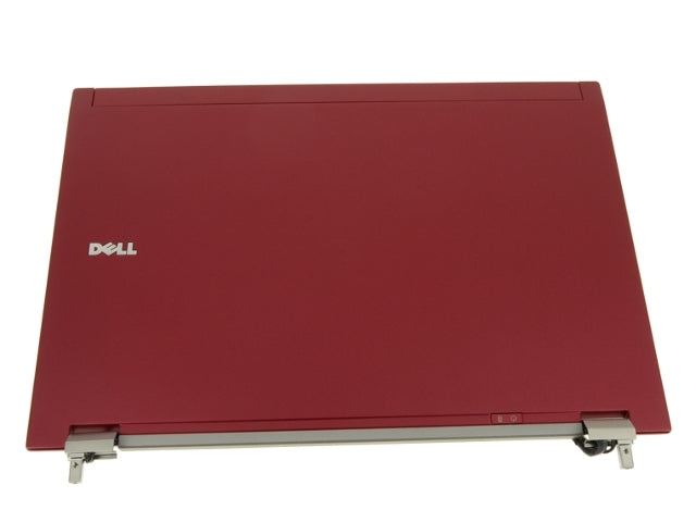 New RED - Dell OEM Latitude E6510 15.6" LCD Back Cover Lid Assembly with Hinges - 99D1JF-FKA