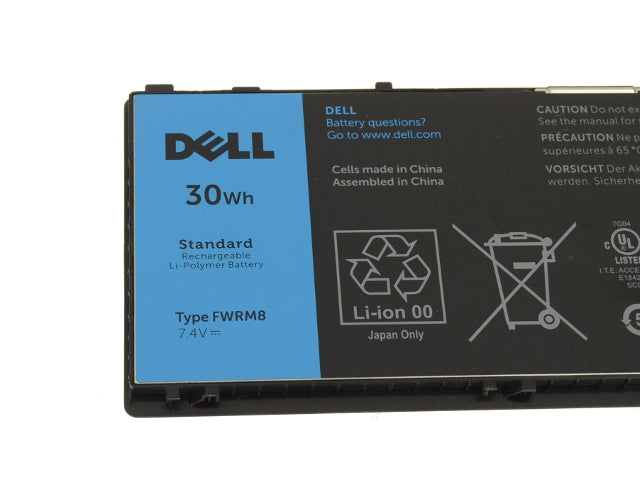 Dell OEM Original Latitude 10 (ST2) Tablet 30Wh Laptop Battery - FWRM8 w/ 1 Year Warranty-FKA