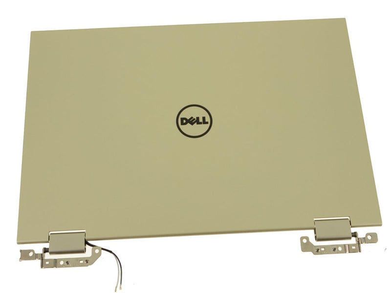 New Gold - Dell OEM Inspiron 11 (3147 / 3148 /3157 / 3158) 11.6" LCD Back Cover Lid Assembly with Hinges - K4YW5-FKA