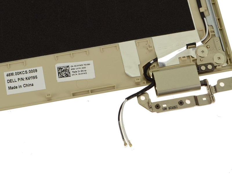 New Gold - Dell OEM Inspiron 11 (3147 / 3148 /3157 / 3158) 11.6" LCD Back Cover Lid Assembly with Hinges - K4YW5-FKA