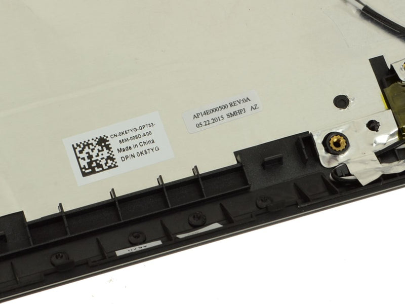 New Dell OEM Latitude 3550 15.6" LCD Back Cover Lid Top Assembly - No TS - 7978F-FKA