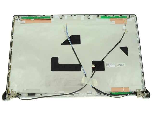 New Sticker2 - Dell OEM Studio 1555 1557 1558 15.6" LCD Top Back Cover Lid with Hinges and Power Button - KXRY5-FKA