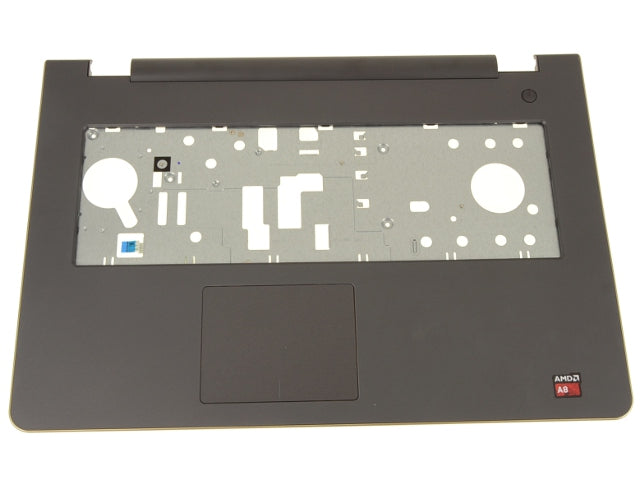 New Dell OEM Inspiron 17 (5758 / 5759 / 5755) Touchpad Palmrest Assembly with Gold Trim - PN55G-FKA