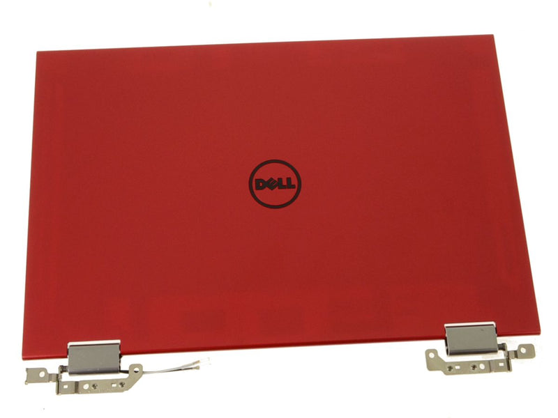 New Red - Dell OEM Inspiron 11 (3147 / 3148) 11.6" LCD Back Cover Lid Assembly with Hinges - PV73D-FKA